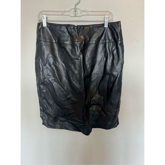 Loft faux leather skirt size 8 - Picture 1 of 4